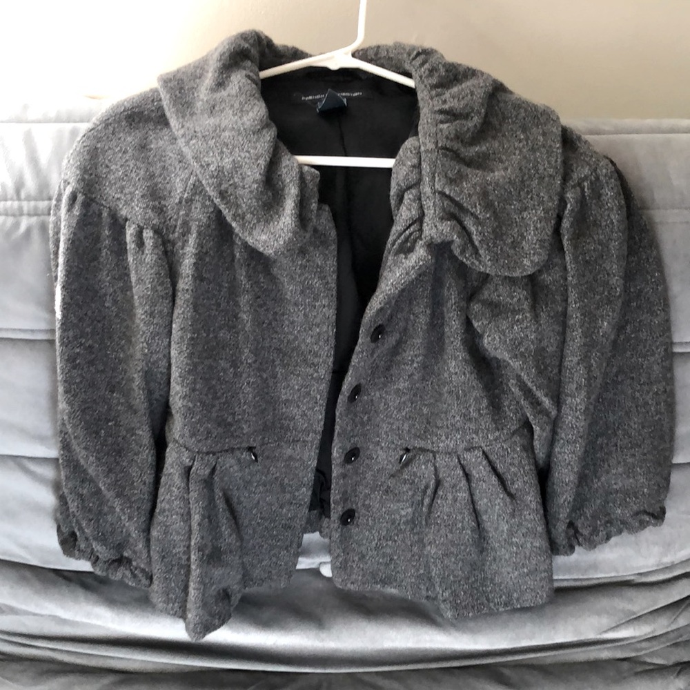 French Connection casual blazer grey-ish black size 4